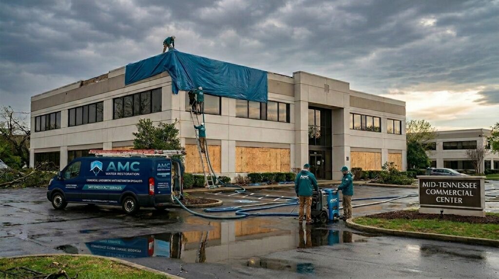commercial storm damage restoration