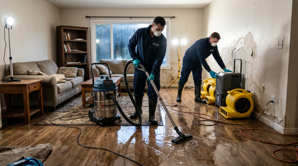water damage restoration services