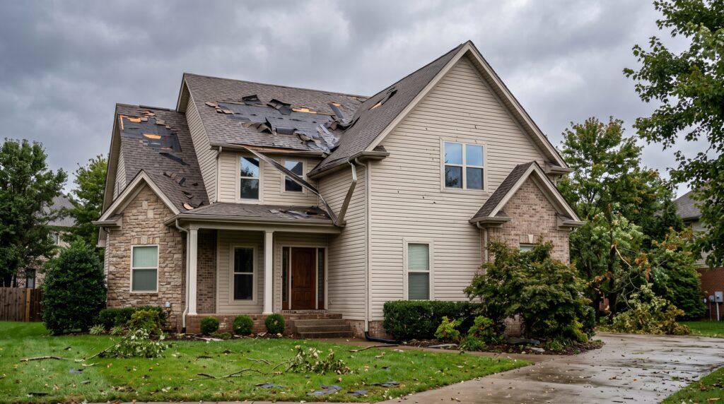 storm damage restoration in brentwood tn