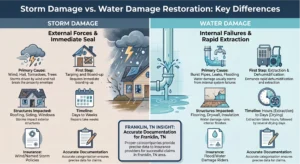 storm damage restoration Franklin TN